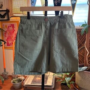 Cotopaxi Campana Shorts Green Organic Cotton Hiking Outdoor